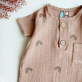 رامپر موسلین رنگین کمانی