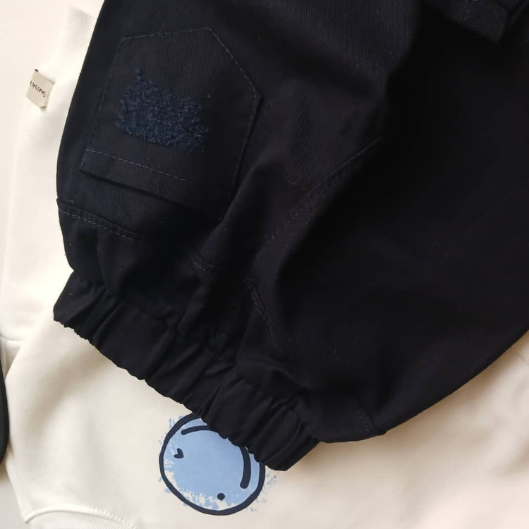 ست بچگانه دورس و شلوار بیرونی لبخند